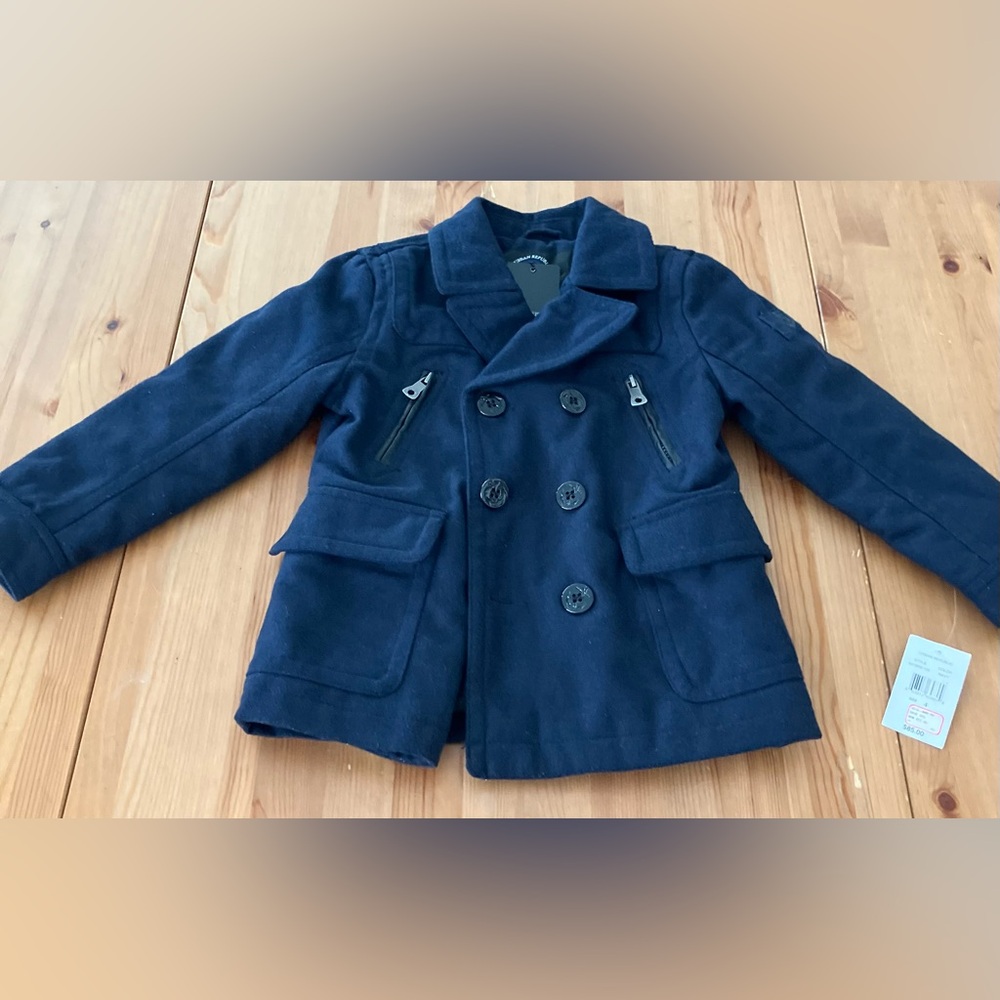 NWT Urban Republic Kids Navy Peacoat Nautical Classic Size 4